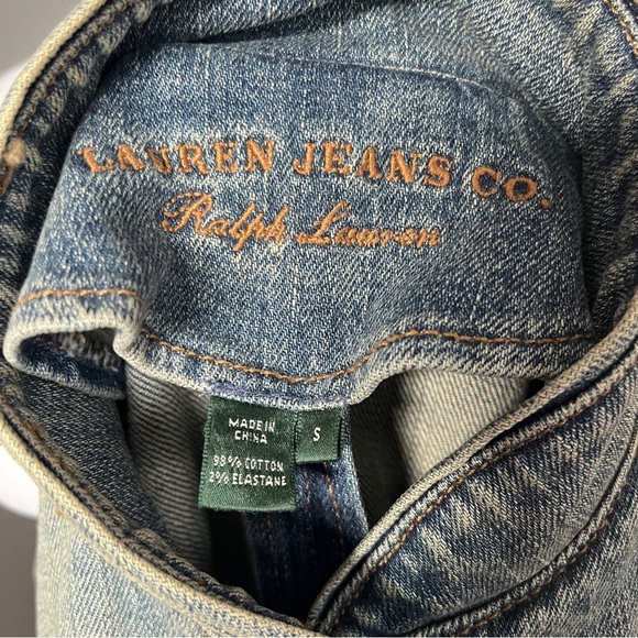 Lauren Jeans Co Ralph Lauren Denim Jacket Button Front Cotton Womens Size Small - Picture 4 of 6